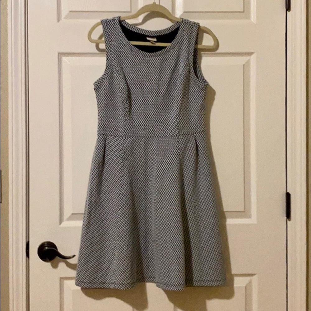 Merona Black and White Dress-M